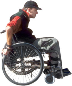 Person in wheelchair