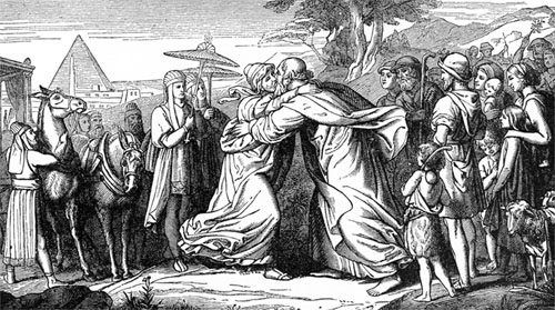 Joseph greets his family.